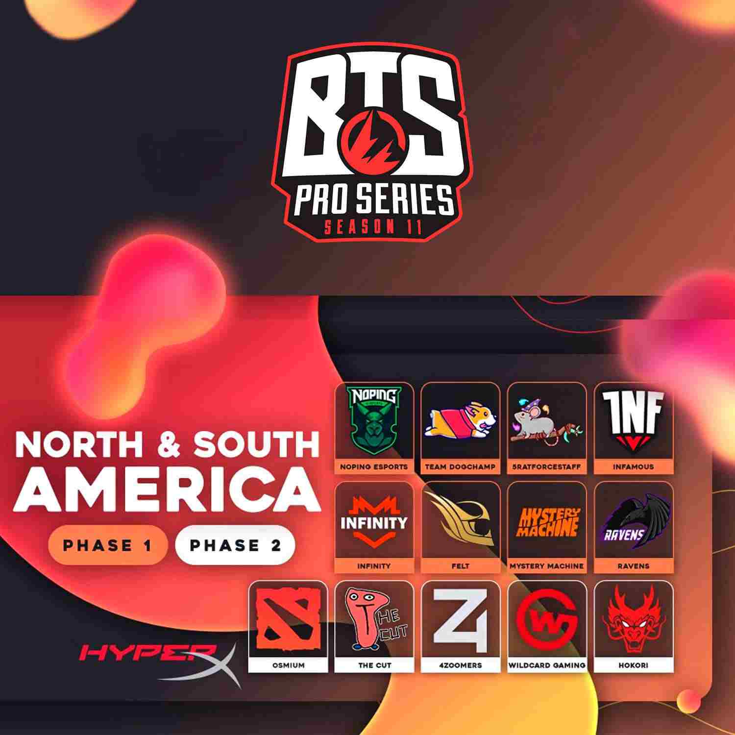 Hoy empieza la BTS Pro Series S11 con equipos sudamericanos